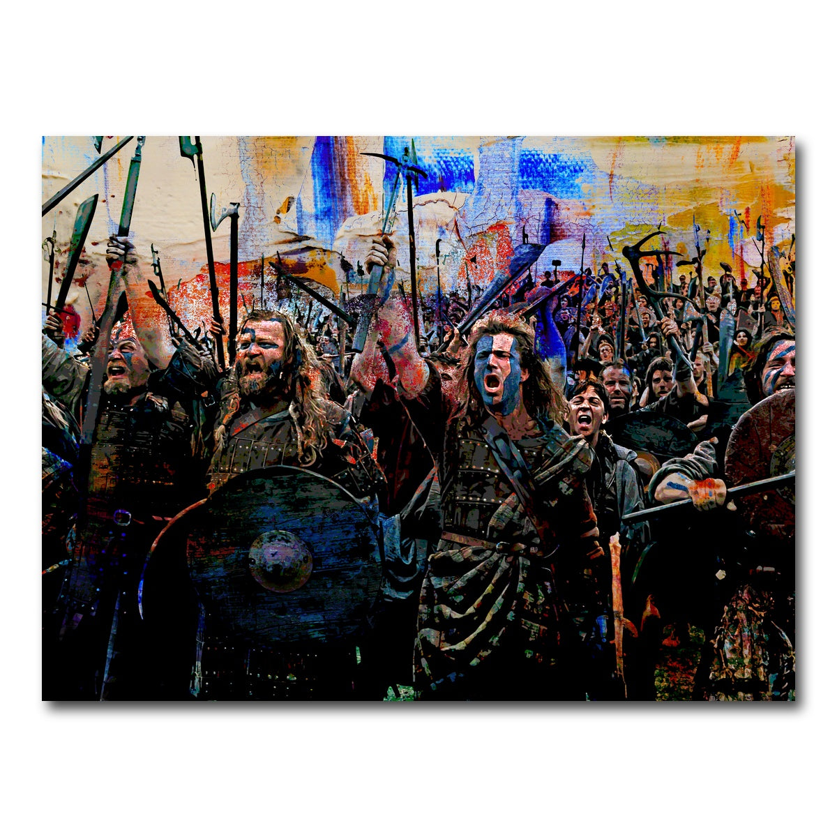 AUTO-MOCKUP WHITE | Braveheart Battle | 1 Piece | Gallery Wrap Canvas | group=4x3