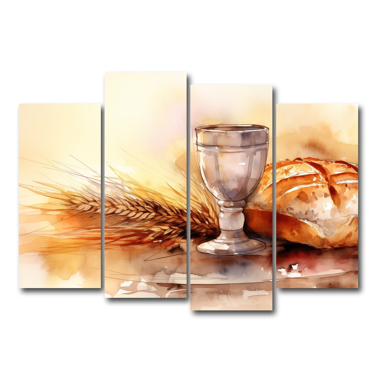 AUTO-MOCKUP WHITE | Bread & Wine | 4 Piece | Gallery Wrap Canvas | group=4_normal