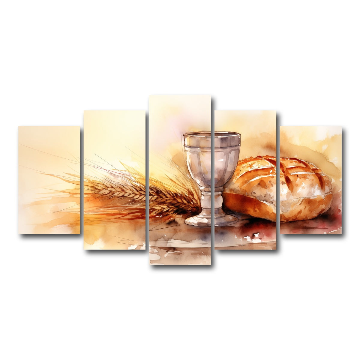 AUTO-MOCKUP WHITE | Bread & Wine | 5 Piece | Gallery Wrap Canvas | group=5_normal