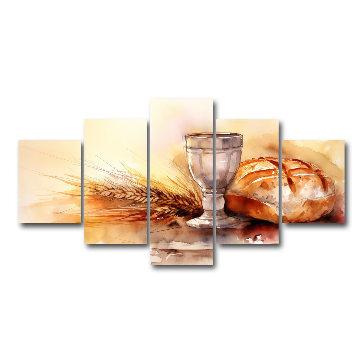 AUTO-MOCKUP WHITE | Bread & Wine | 5 Piece | Gallery Wrap Canvas | group=5_short