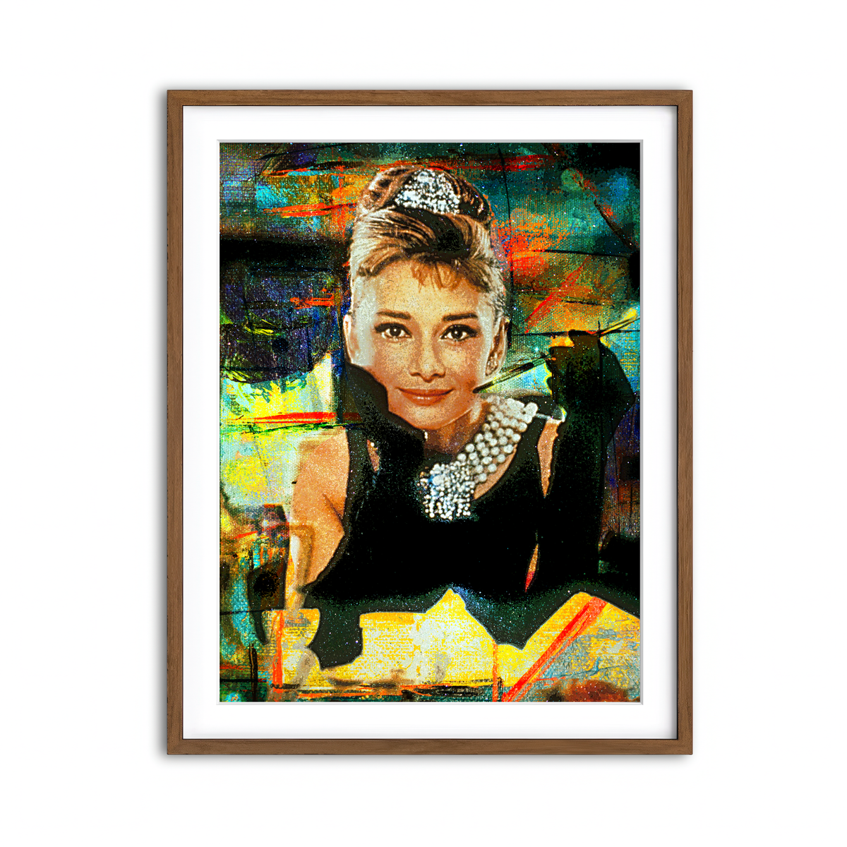 Framed Print 3x4 Walnut