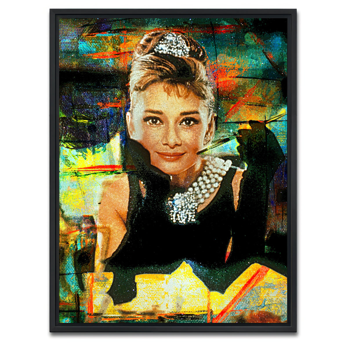 AUTO-MOCKUP WHITE | Breakfast At Tiffany's | 1 Piece | Black Framed Canvas | group=3x4