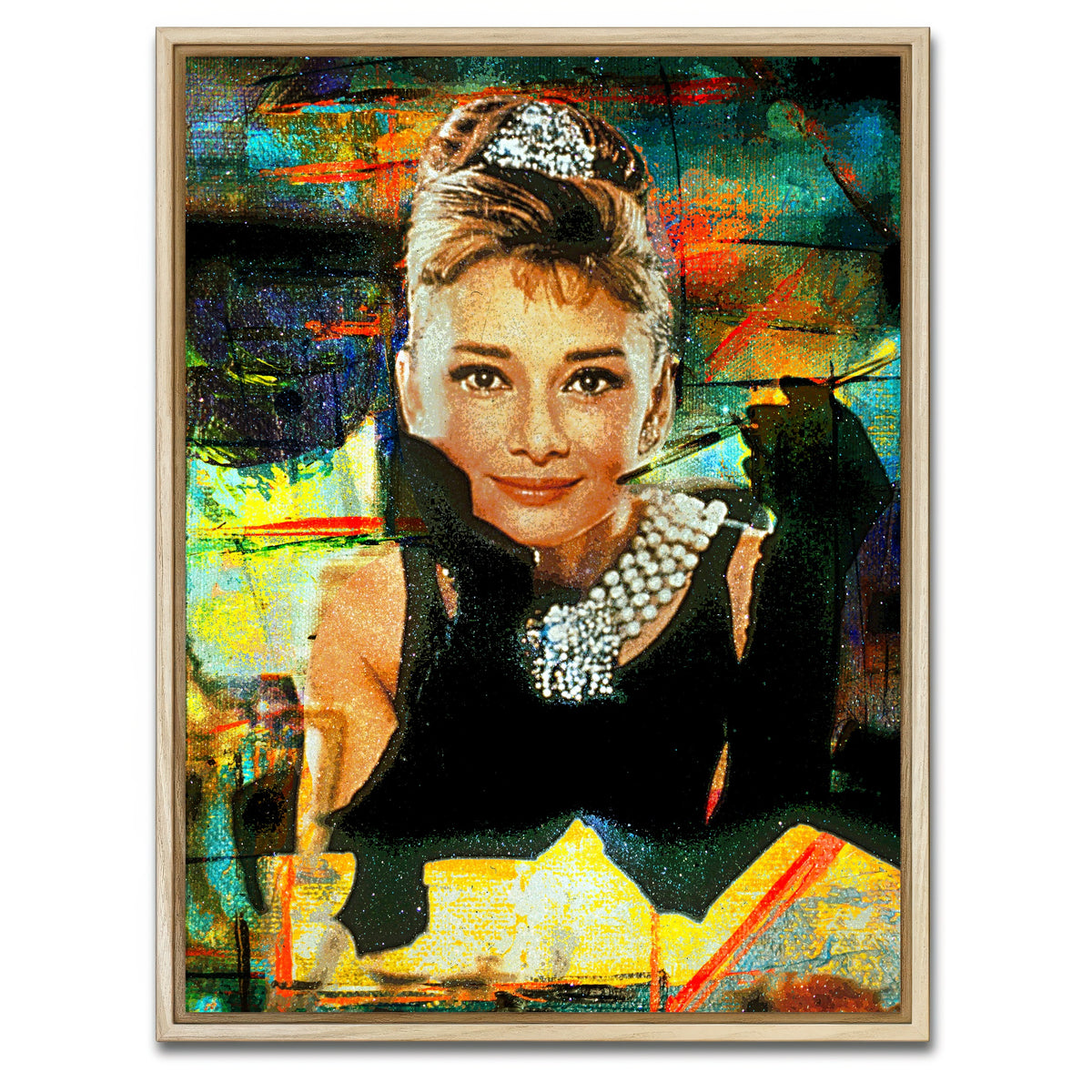 AUTO-MOCKUP WHITE | Breakfast At Tiffany's | 1 Piece | Natural Framed Canvas | group=3x4