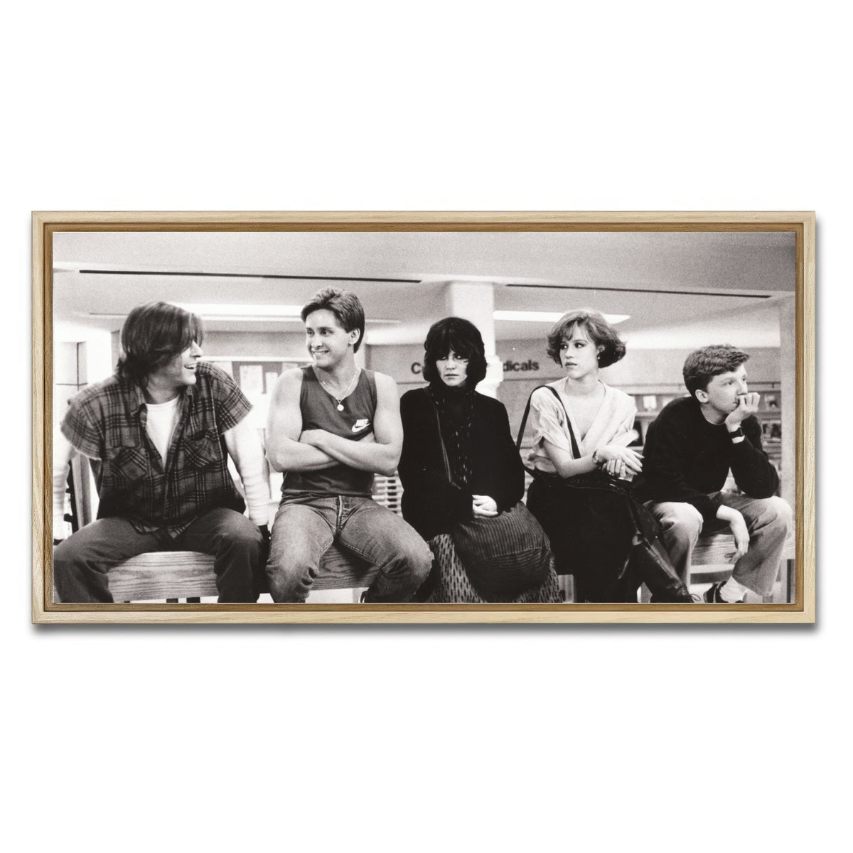 AUTO-MOCKUP WHITE | Breakfast Club | 1 Piece | Natural Framed Canvas | group=2x1