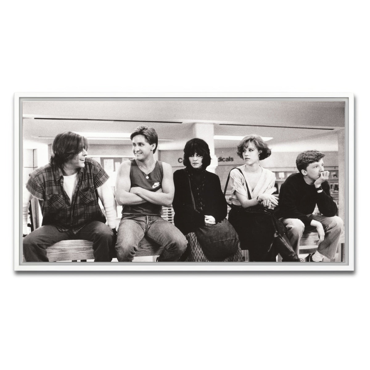 AUTO-MOCKUP WHITE | Breakfast Club | 1 Piece | White Framed Canvas | group=2x1