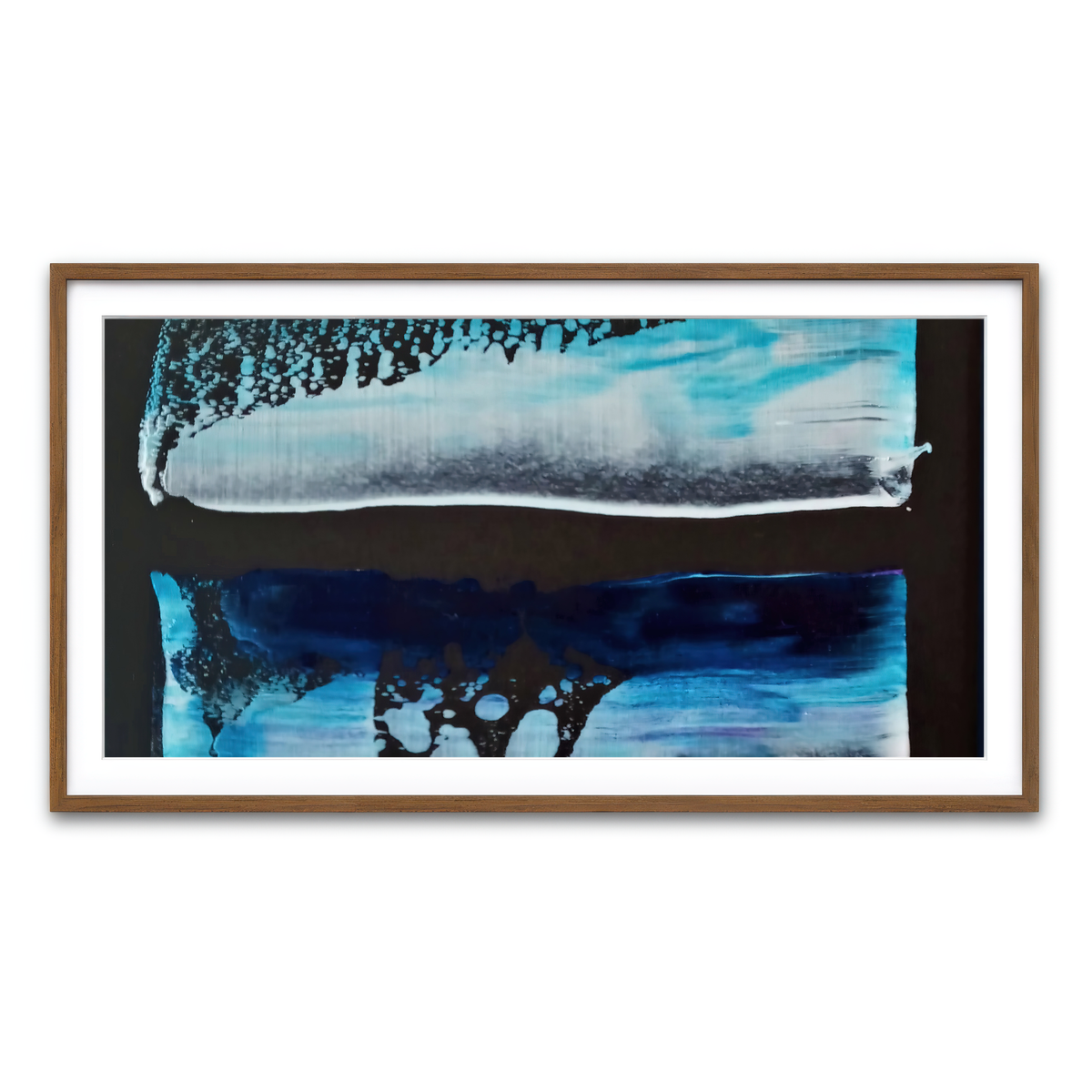 Framed Print 2x1 Walnut