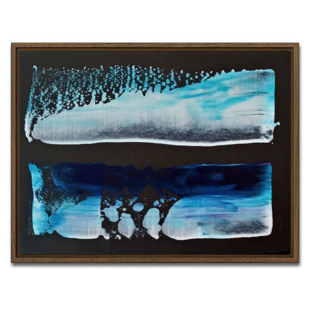 AUTO-MOCKUP WHITE | Breakup | 1 Piece | Walnut Framed Canvas | group=4x3