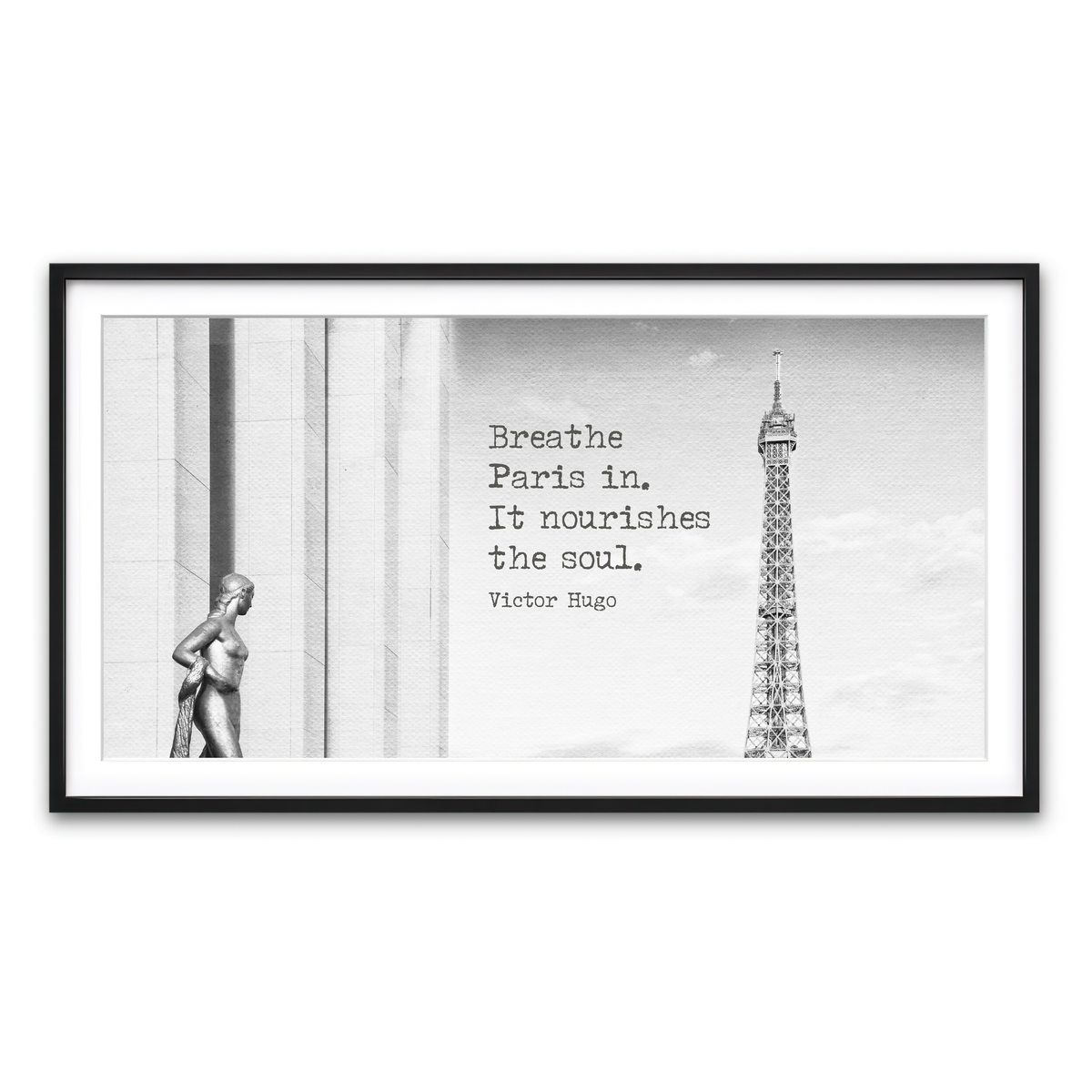 Framed Print 2x1 Black