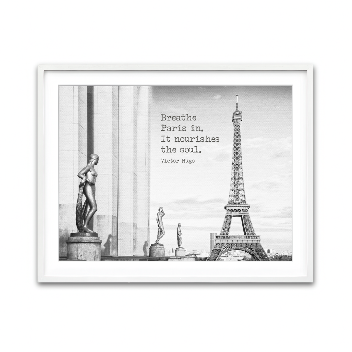 Framed Print 4x3 White