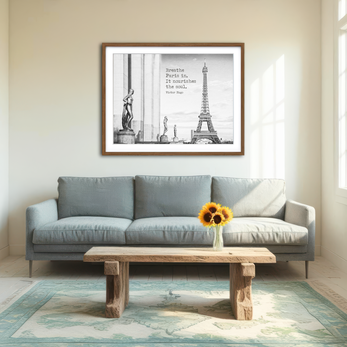 AUTO-MOCKUP ROOM | Breathe Paris in Wall Art