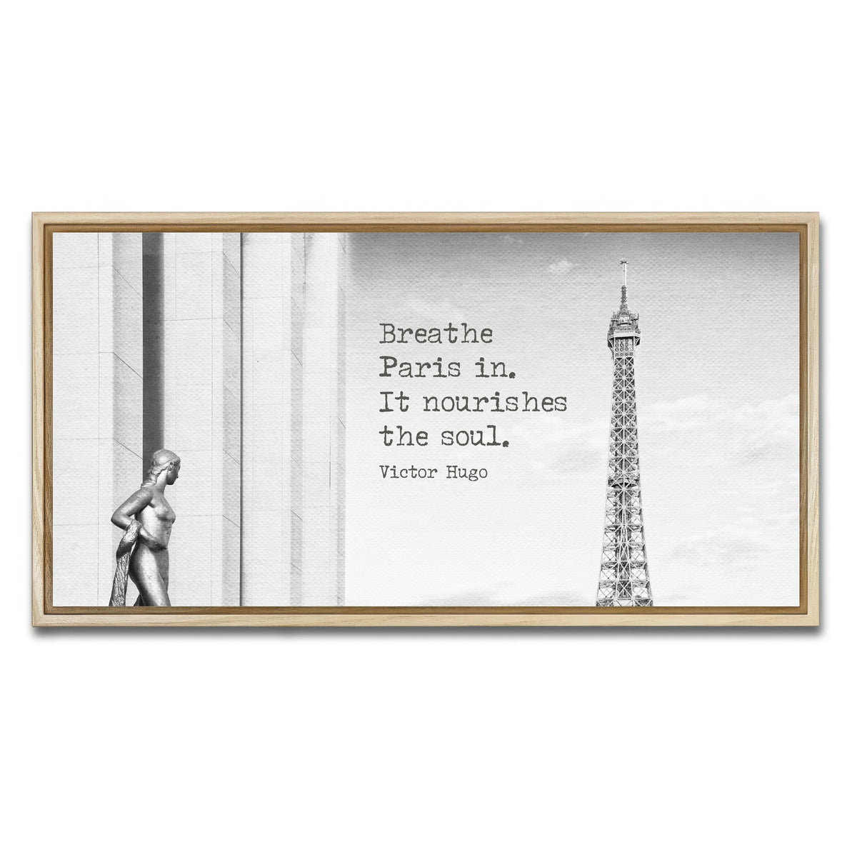 AUTO-MOCKUP WHITE | Breathe Paris in | 1 Piece | Natural Framed Canvas | group=2x1