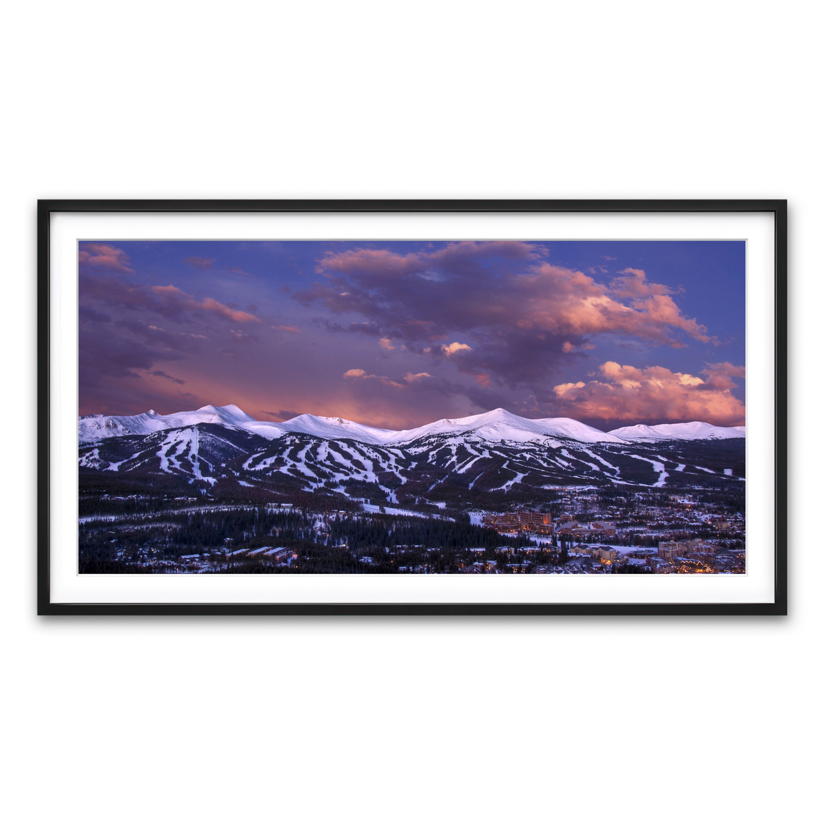 Framed Print 2x1 Black