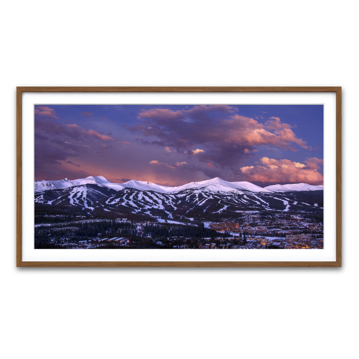 Framed Print 2x1 Walnut