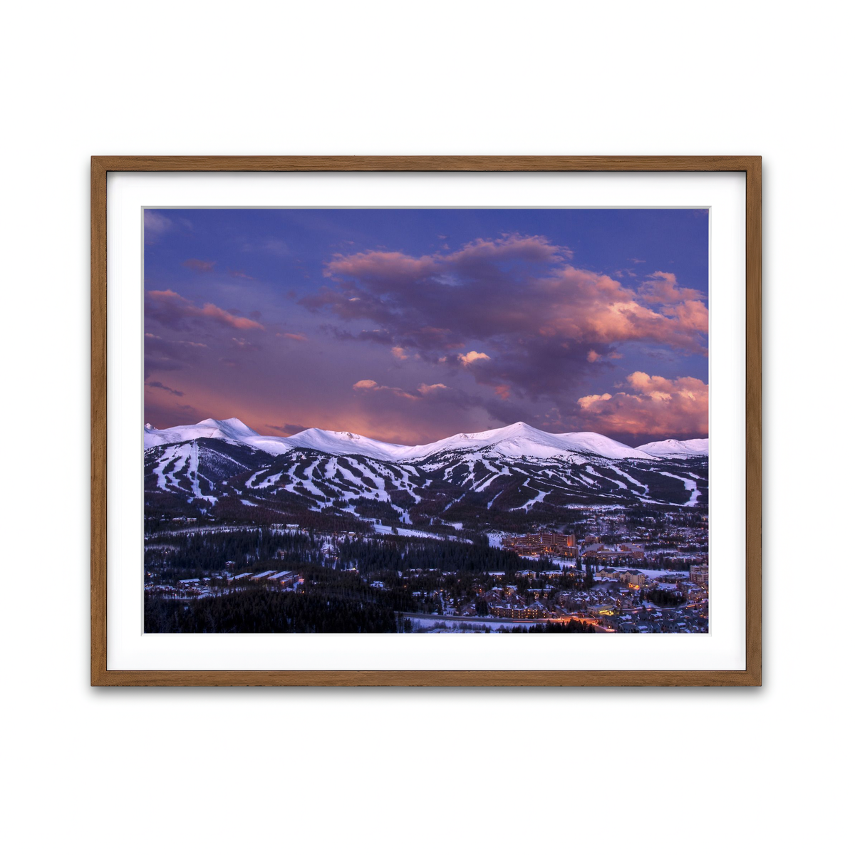Framed Print 4x3 Walnut