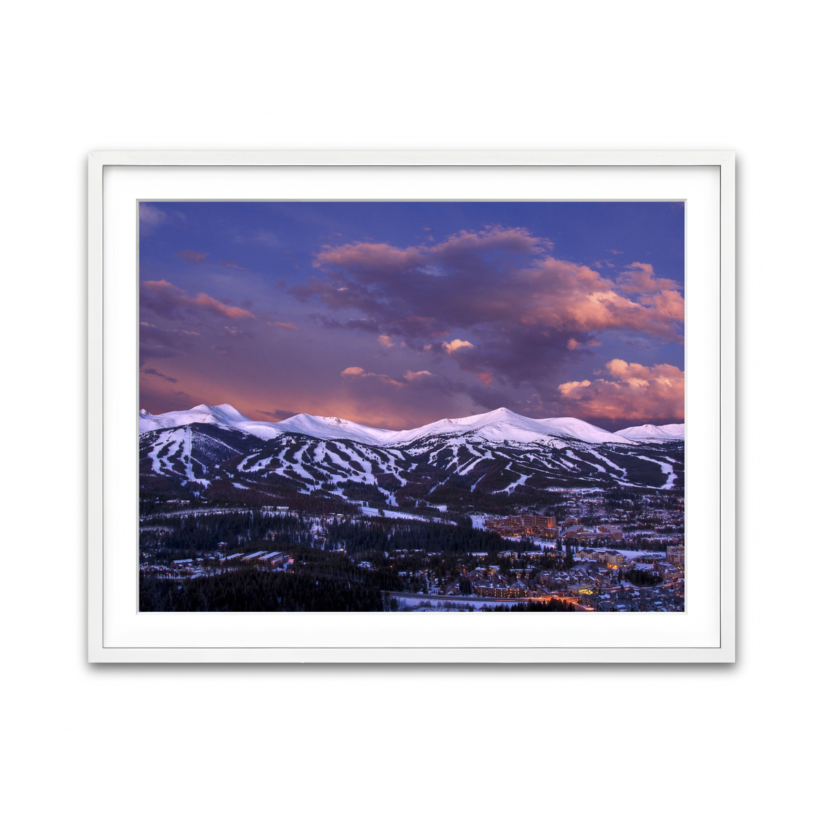 Framed Print 4x3 White