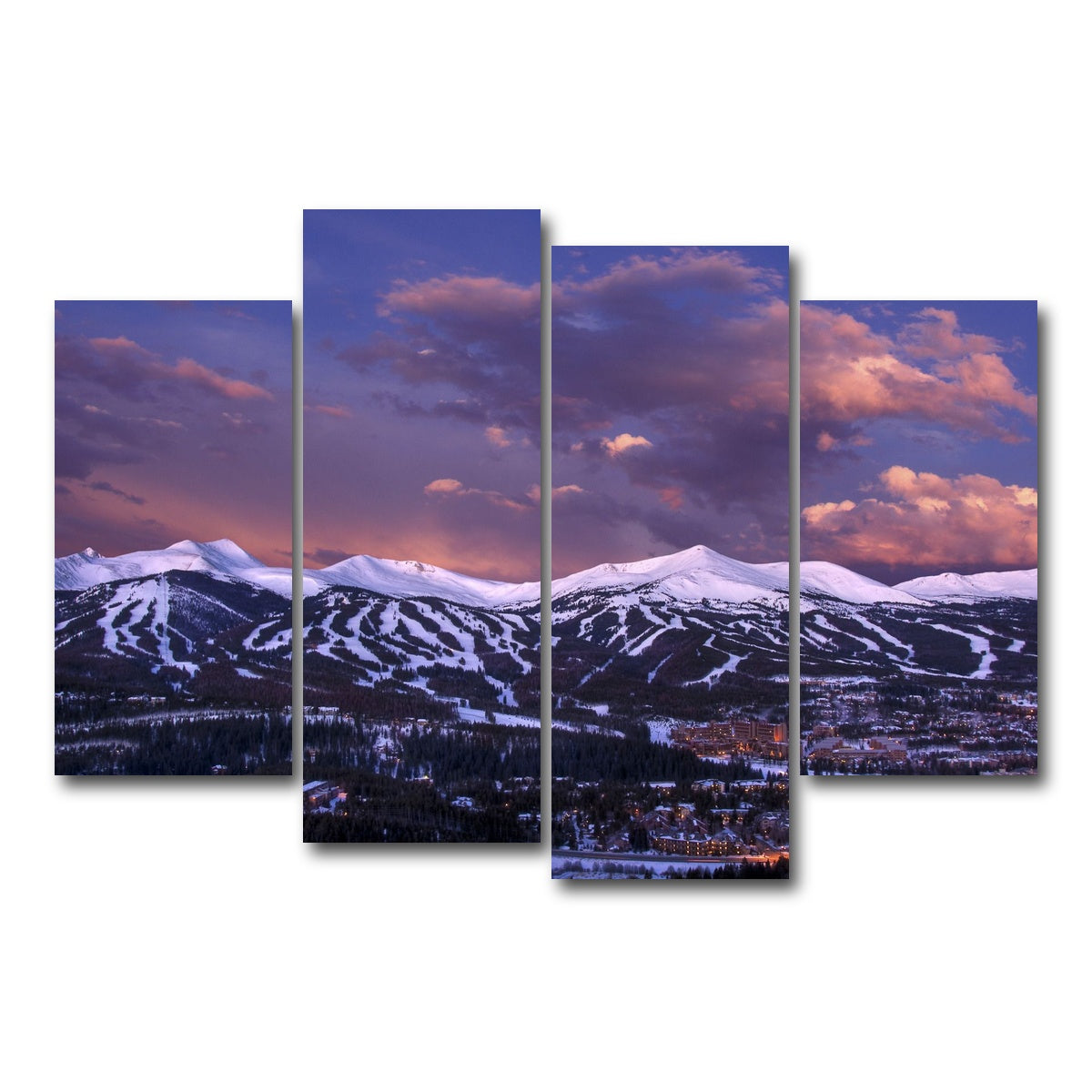AUTO-MOCKUP WHITE | Breckenridge | 4 Piece | Gallery Wrap Canvas | group=4_short