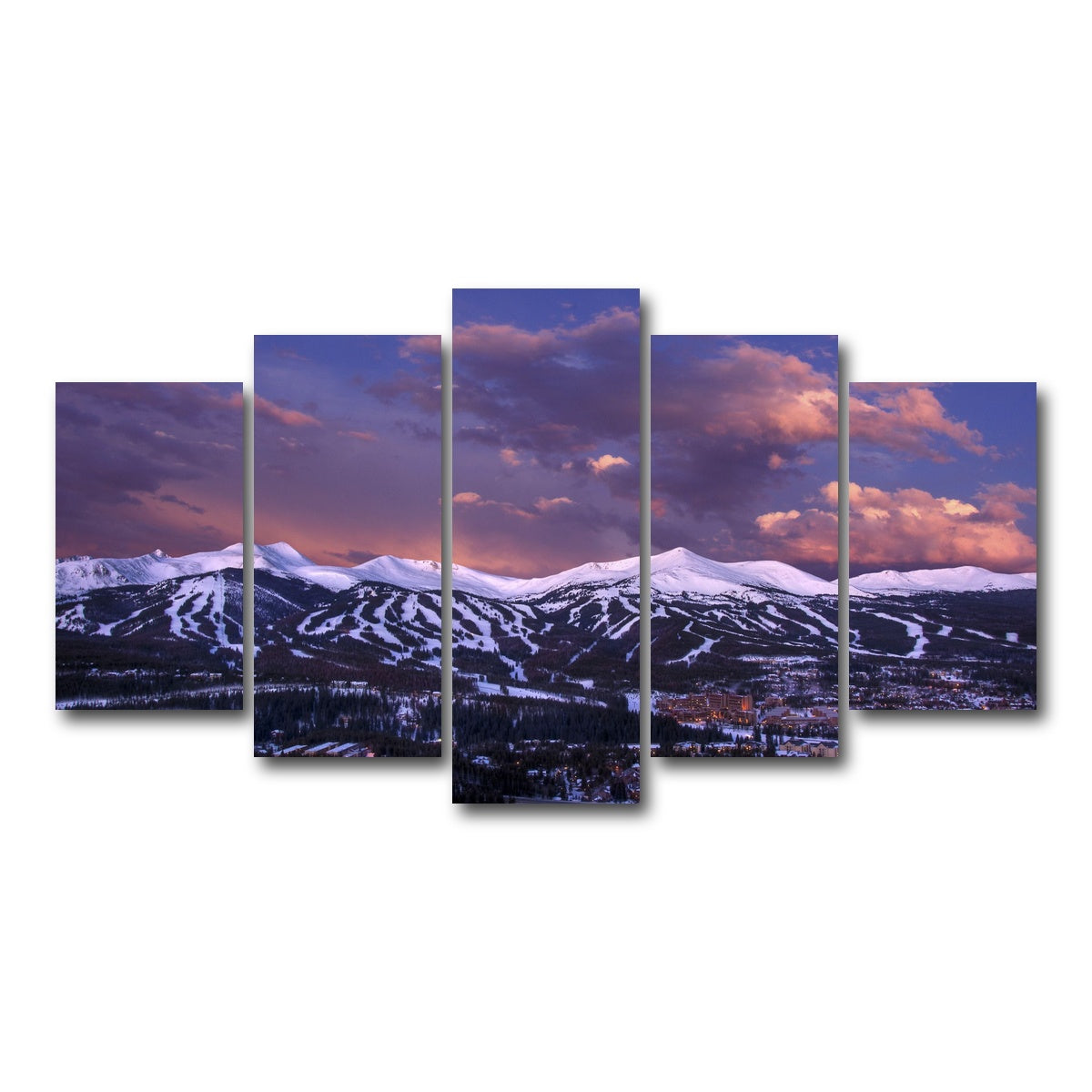AUTO-MOCKUP WHITE | Breckenridge | 5 Piece | Gallery Wrap Canvas | group=5_normal