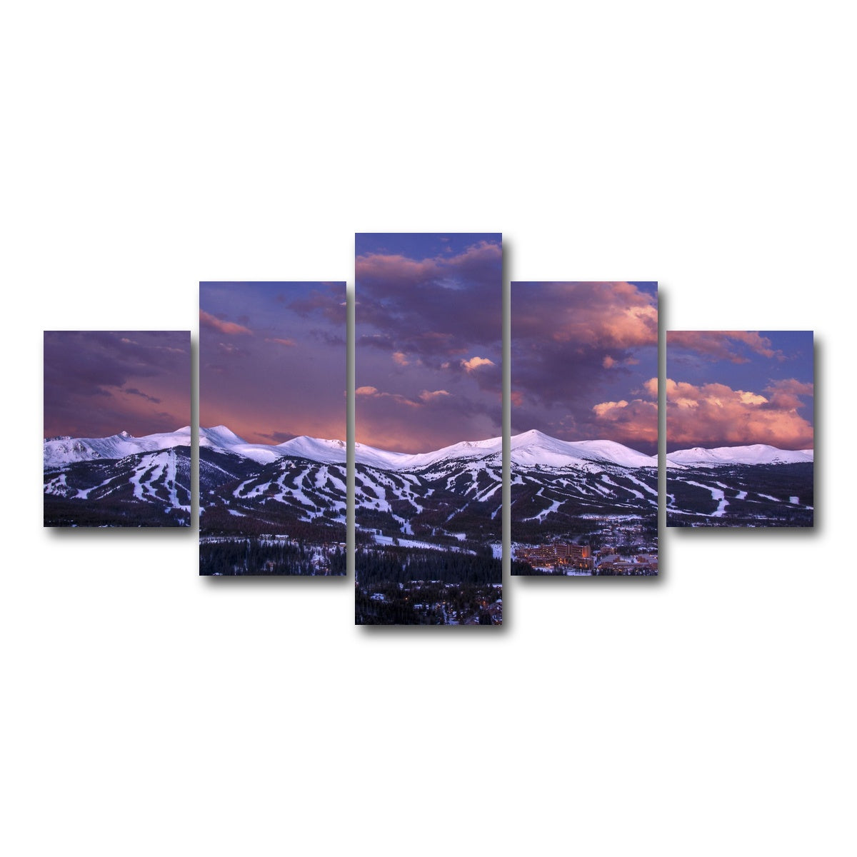 AUTO-MOCKUP WHITE | Breckenridge | 5 Piece | Gallery Wrap Canvas | group=5_short
