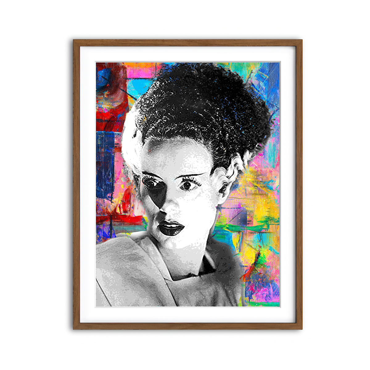 Framed Print 3x4 Walnut