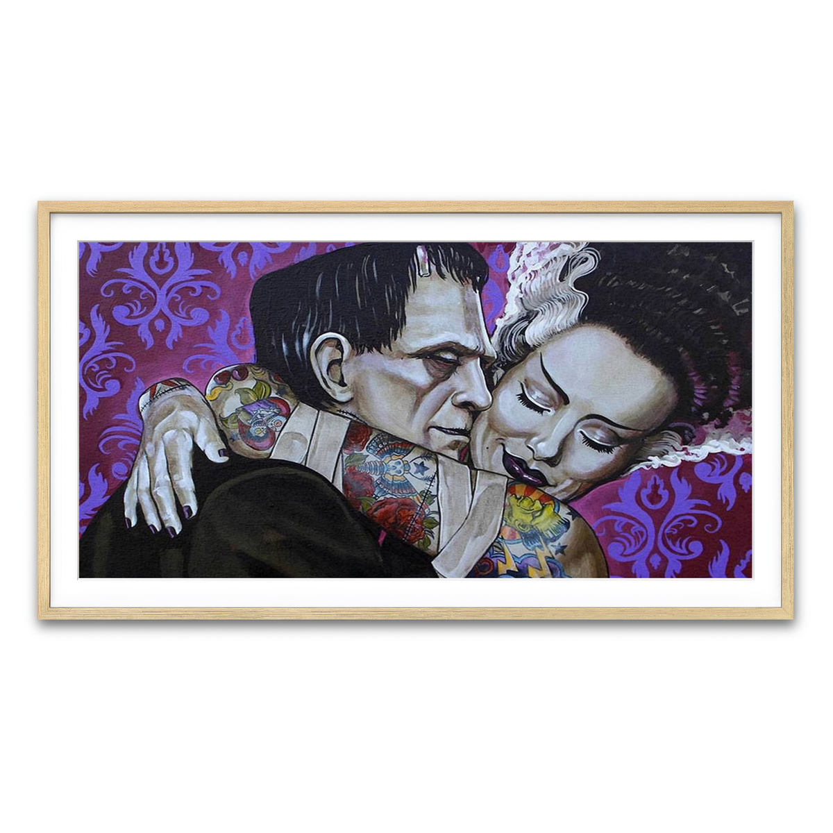 Framed Print 2x1 Natural