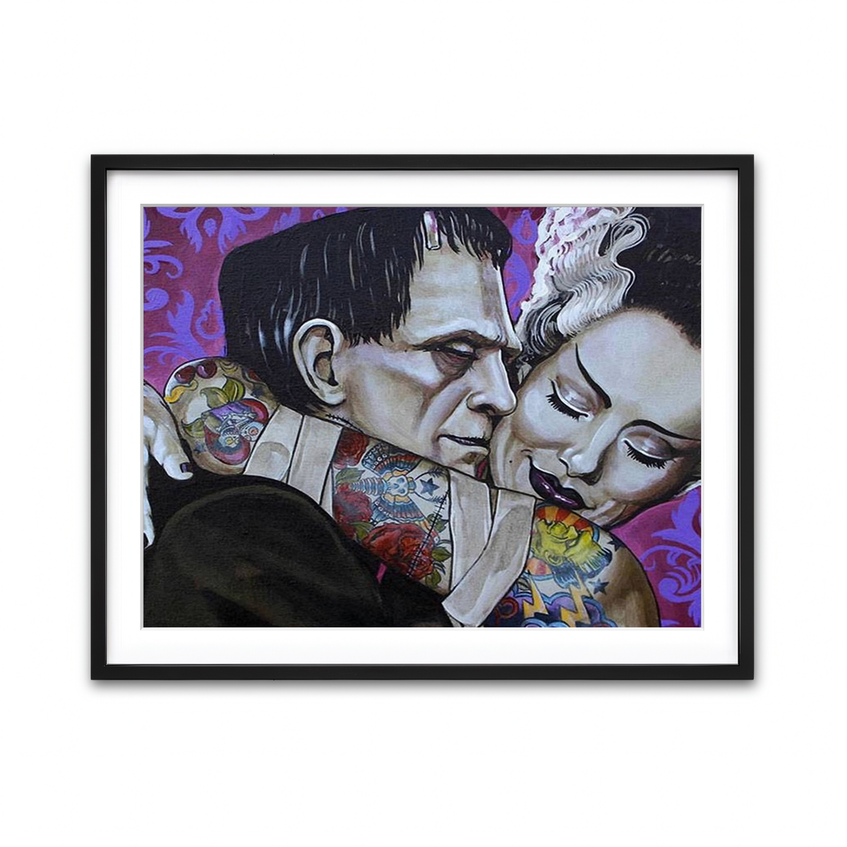 Framed Print 4x3 Black