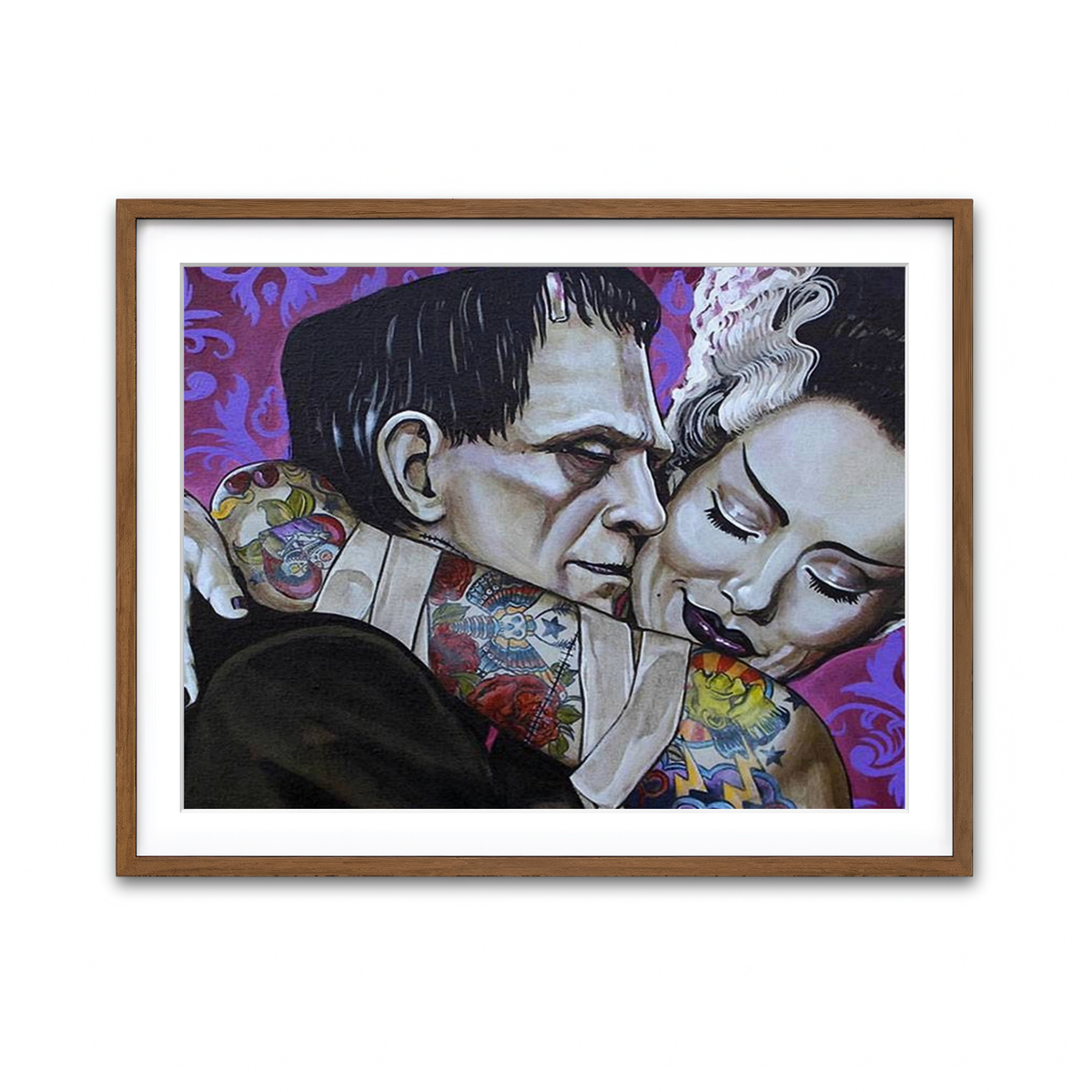Framed Print 4x3 Walnut