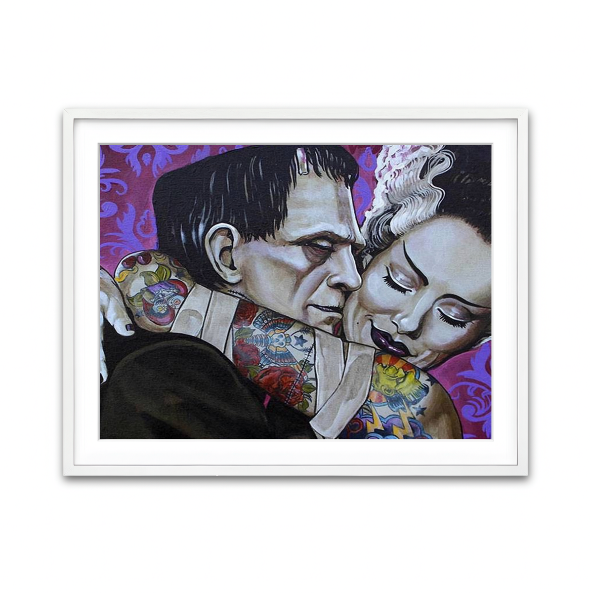 Framed Print 4x3 White