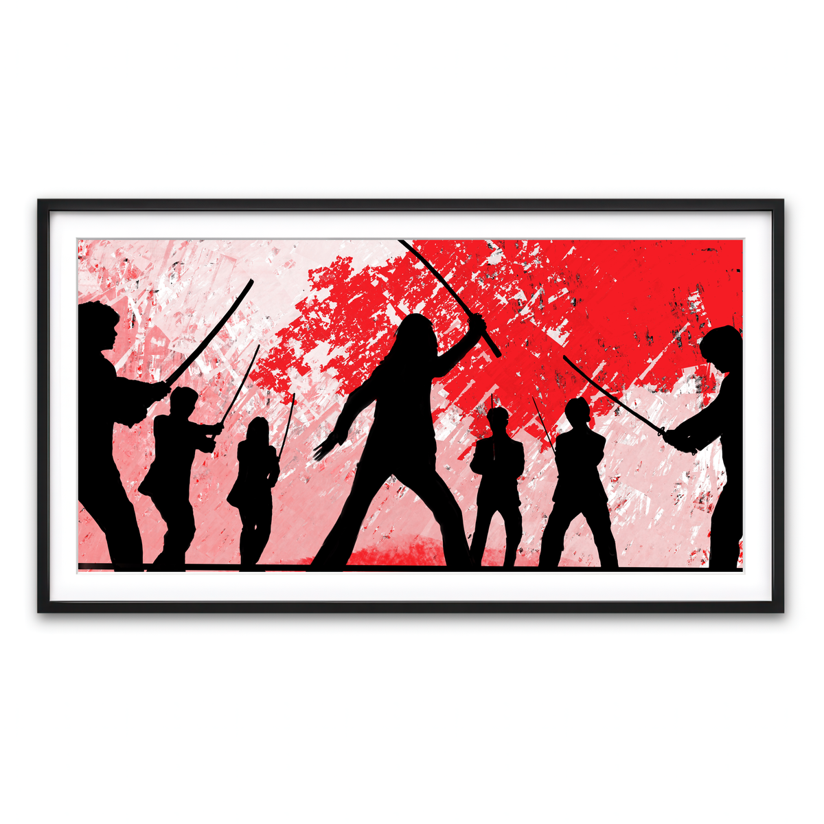 Framed Print 2x1 Black