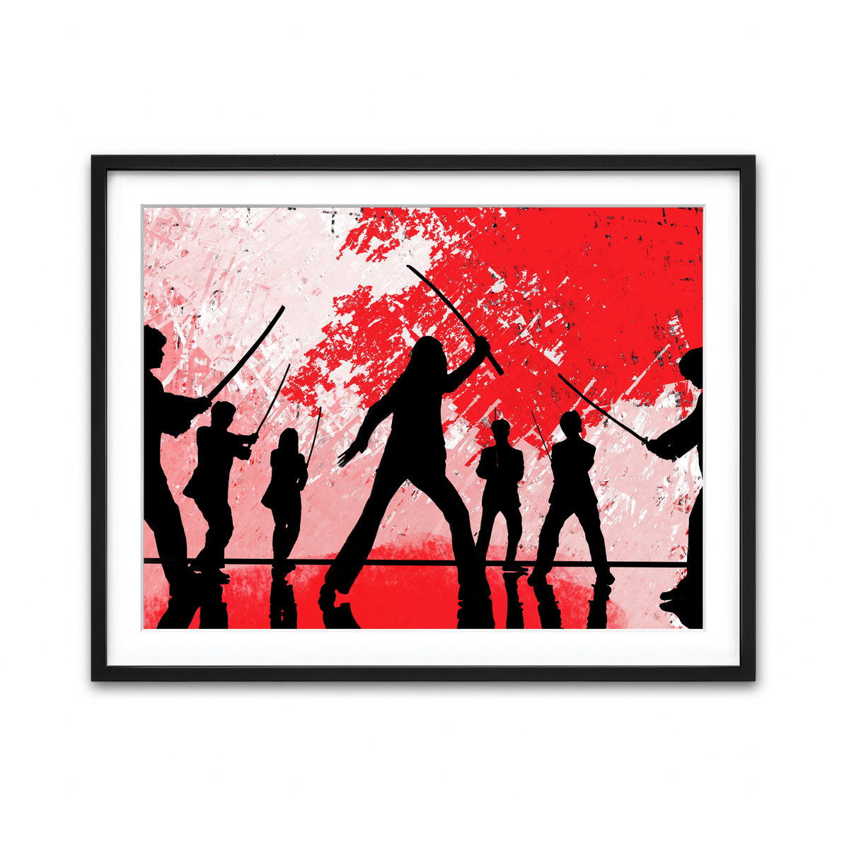 Framed Print 4x3 Black