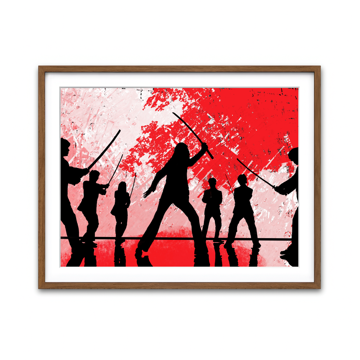 Framed Print 4x3 Walnut