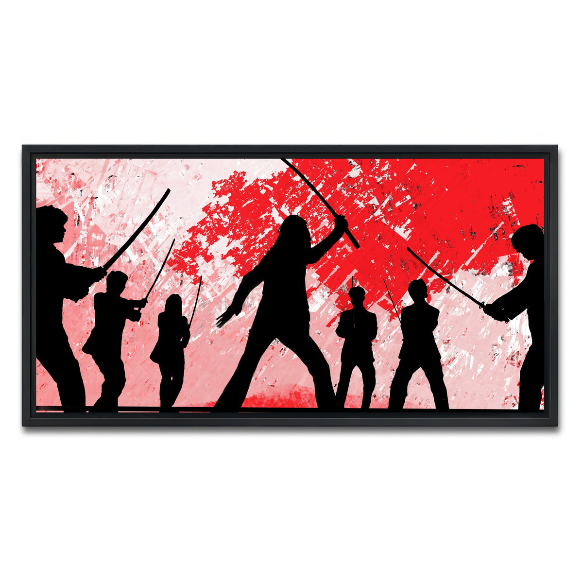 AUTO-MOCKUP WHITE | Bride vs Crazy 88 | 1 Piece | Black Framed Canvas | group=2x1