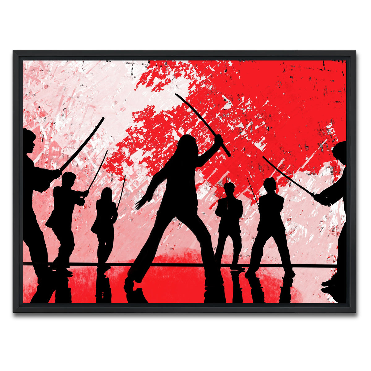 AUTO-MOCKUP WHITE | Bride vs Crazy 88 | 1 Piece | Black Framed Canvas | group=4x3