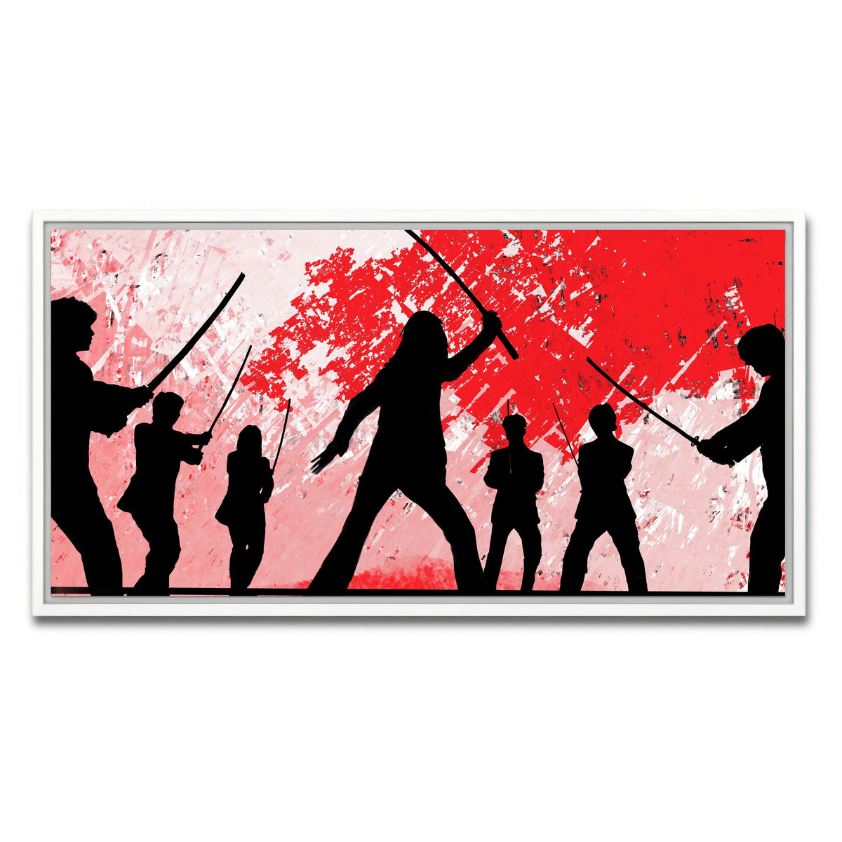 AUTO-MOCKUP WHITE | Bride vs Crazy 88 | 1 Piece | White Framed Canvas | group=2x1