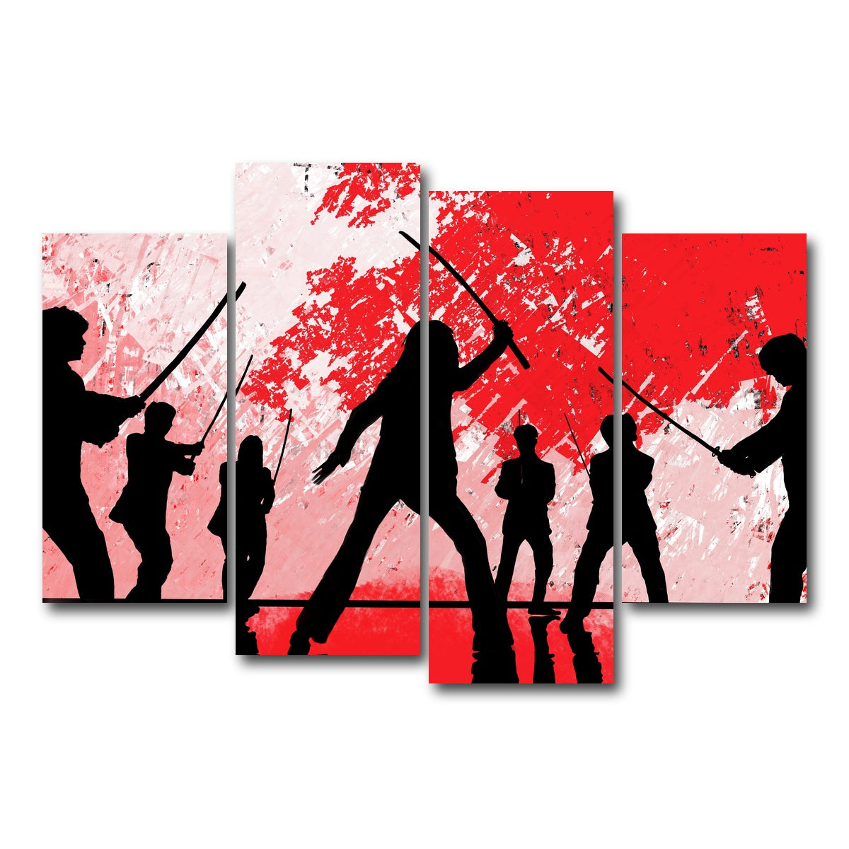 AUTO-MOCKUP WHITE | Bride vs Crazy 88 | 4 Piece | Gallery Wrap Canvas | group=4_short