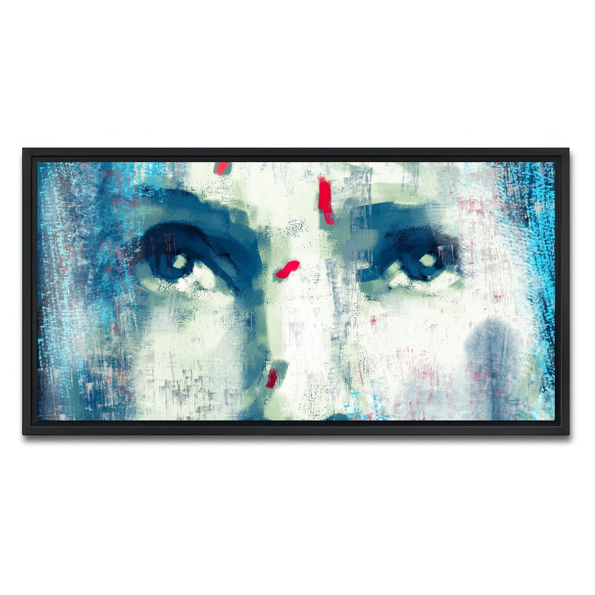 AUTO-MOCKUP WHITE | Brides Eyes | 1 Piece | Black Framed Canvas | group=2x1