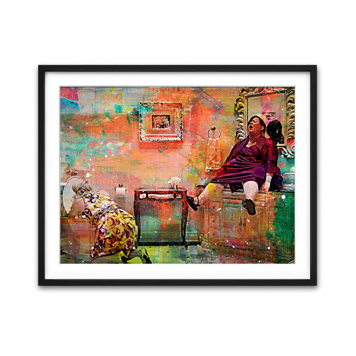 Framed Print 4x3 Black