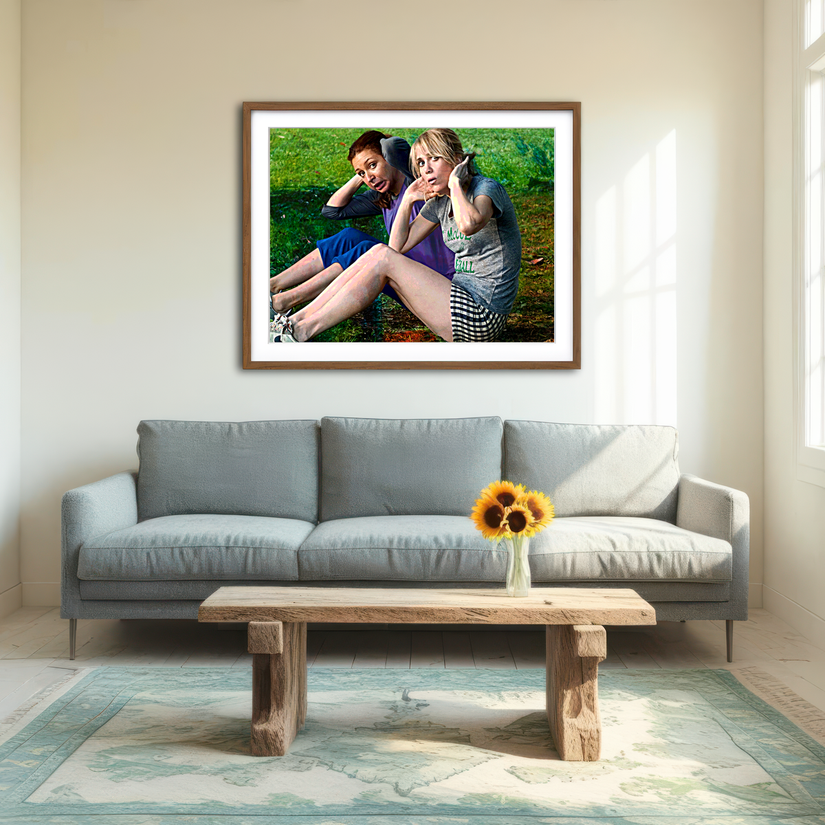 AUTO-MOCKUP ROOM | Bridesmaids Workout Wall Art
