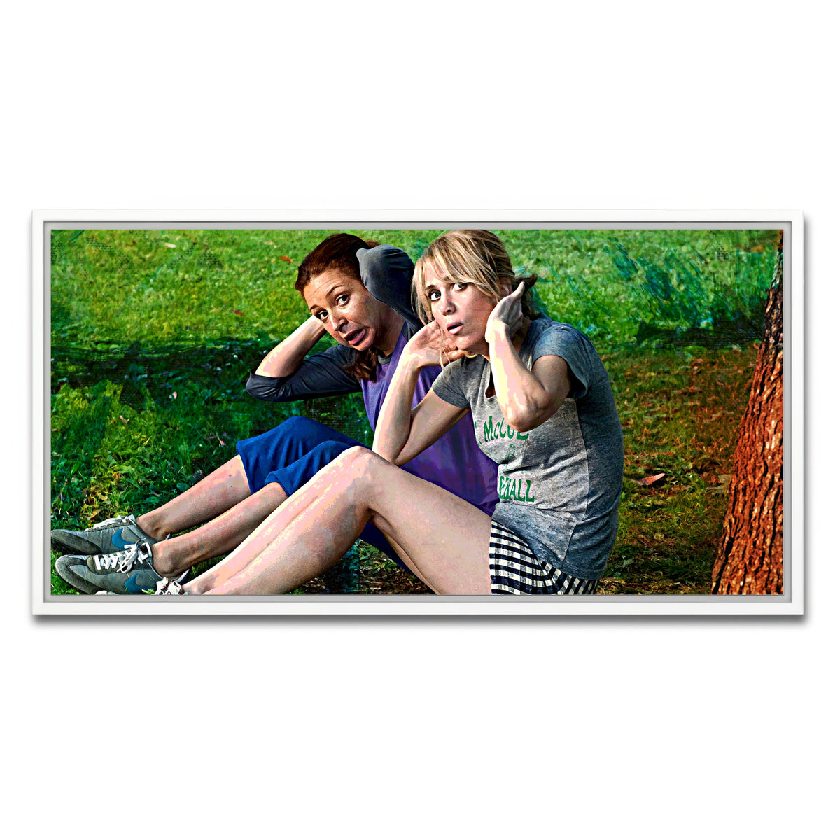 AUTO-MOCKUP WHITE | Bridesmaids Workout | 1 Piece | White Framed Canvas | group=2x1