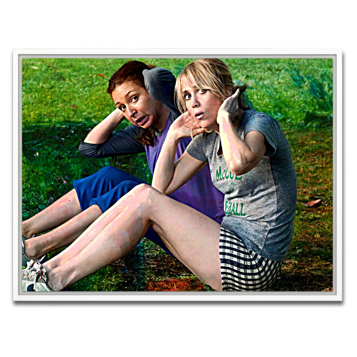 AUTO-MOCKUP WHITE | Bridesmaids Workout | 1 Piece | White Framed Canvas | group=4x3