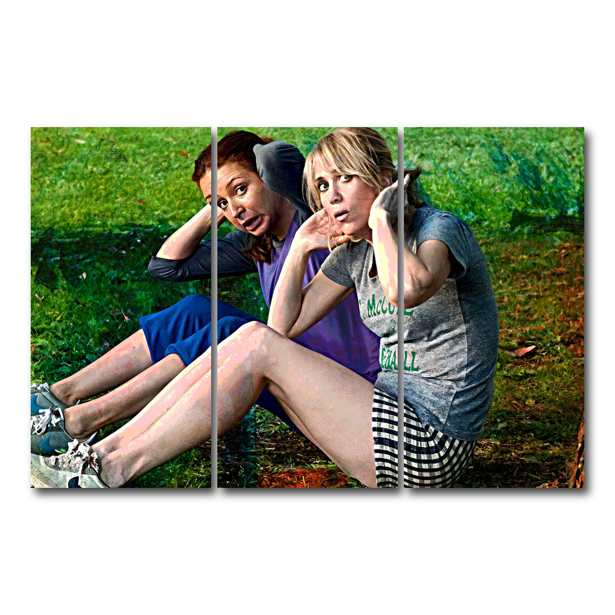 AUTO-MOCKUP WHITE | Bridesmaids Workout | 3 Piece | Gallery Wrap Canvas | group=12x24