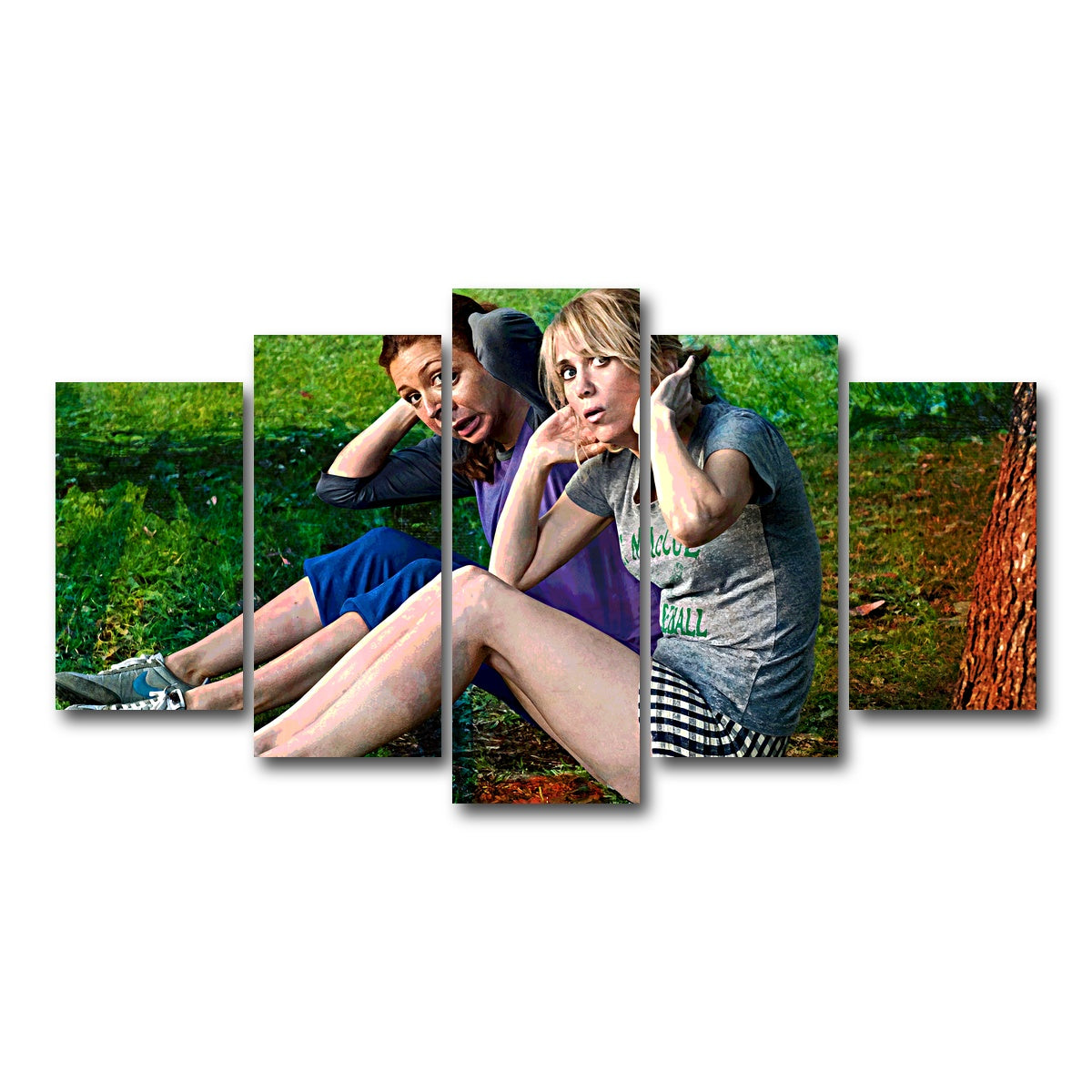 AUTO-MOCKUP WHITE | Bridesmaids Workout | 5 Piece | Gallery Wrap Canvas | group=5_normal
