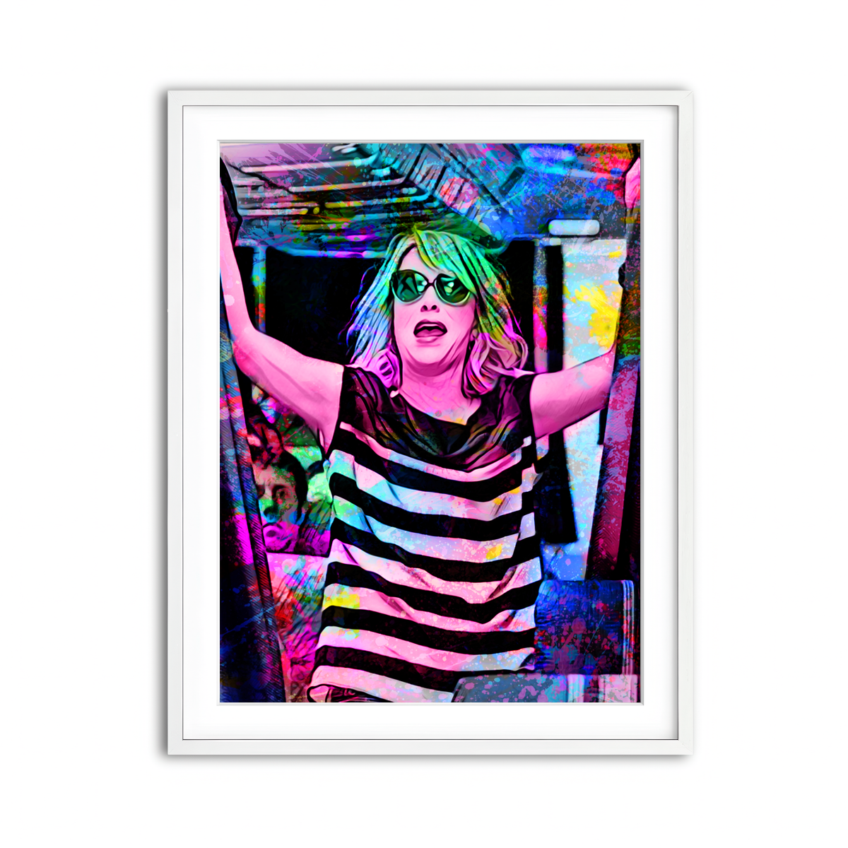 Framed Print 3x4 White