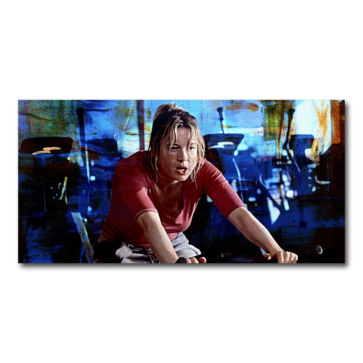 AUTO-MOCKUP WHITE | Bridget Jones Workout | 1 Piece | Gallery Wrap Canvas | group=2x1