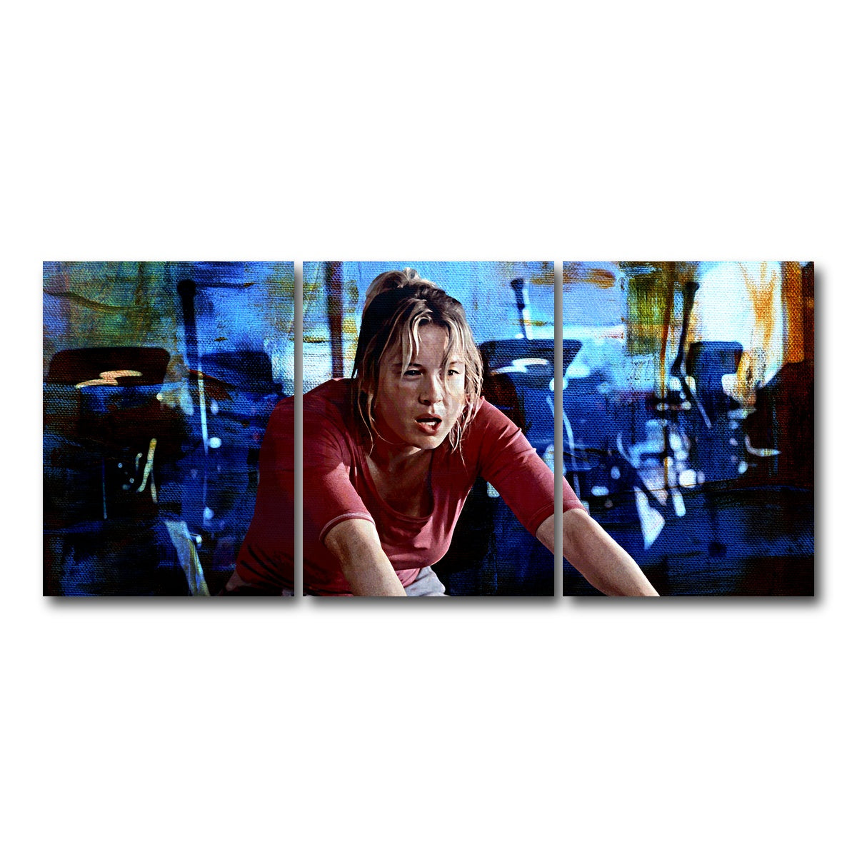 AUTO-MOCKUP WHITE | Bridget Jones Workout | 3 Piece | Gallery Wrap Canvas | group=18x24