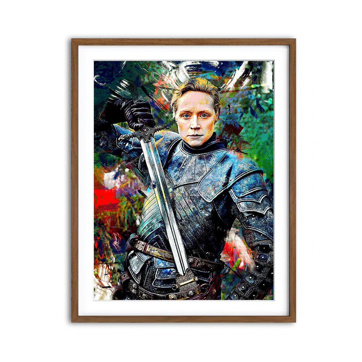 Framed Print 3x4 Walnut