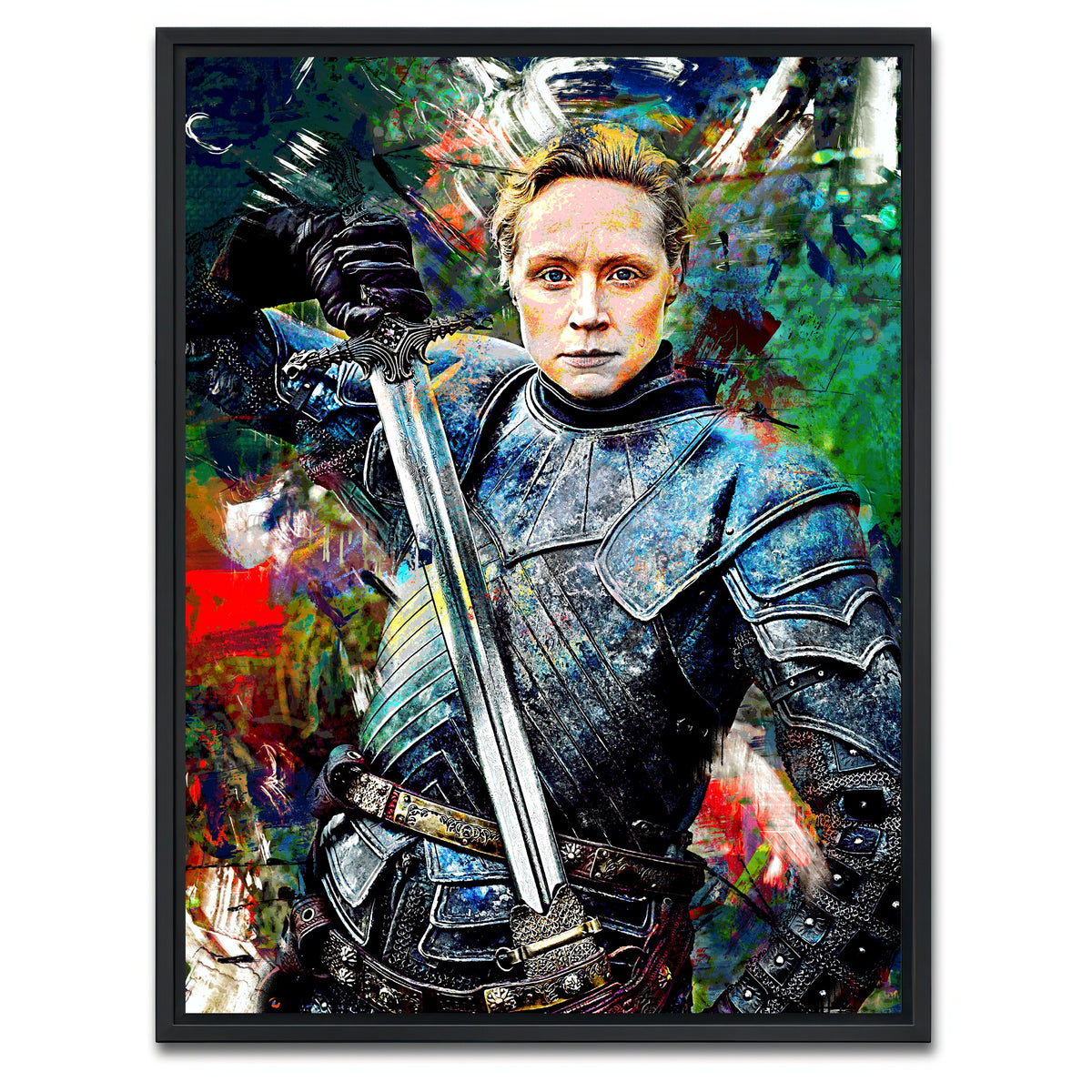 AUTO-MOCKUP WHITE | Brienne of Tarth | 1 Piece | Black Framed Canvas | group=3x4