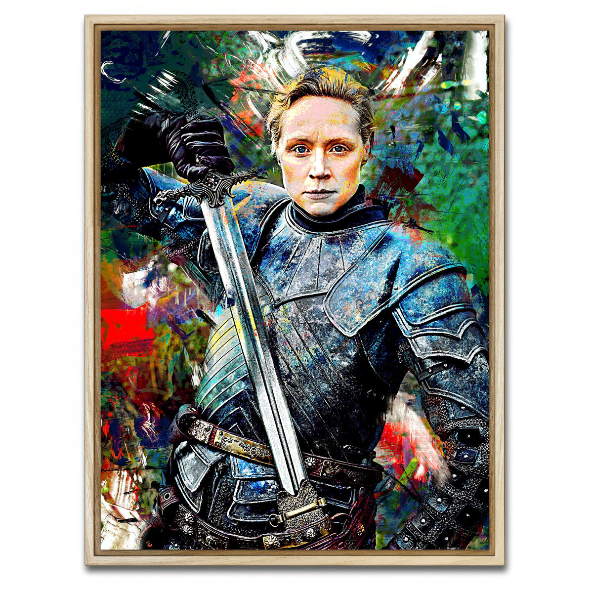 AUTO-MOCKUP WHITE | Brienne of Tarth | 1 Piece | Natural Framed Canvas | group=3x4