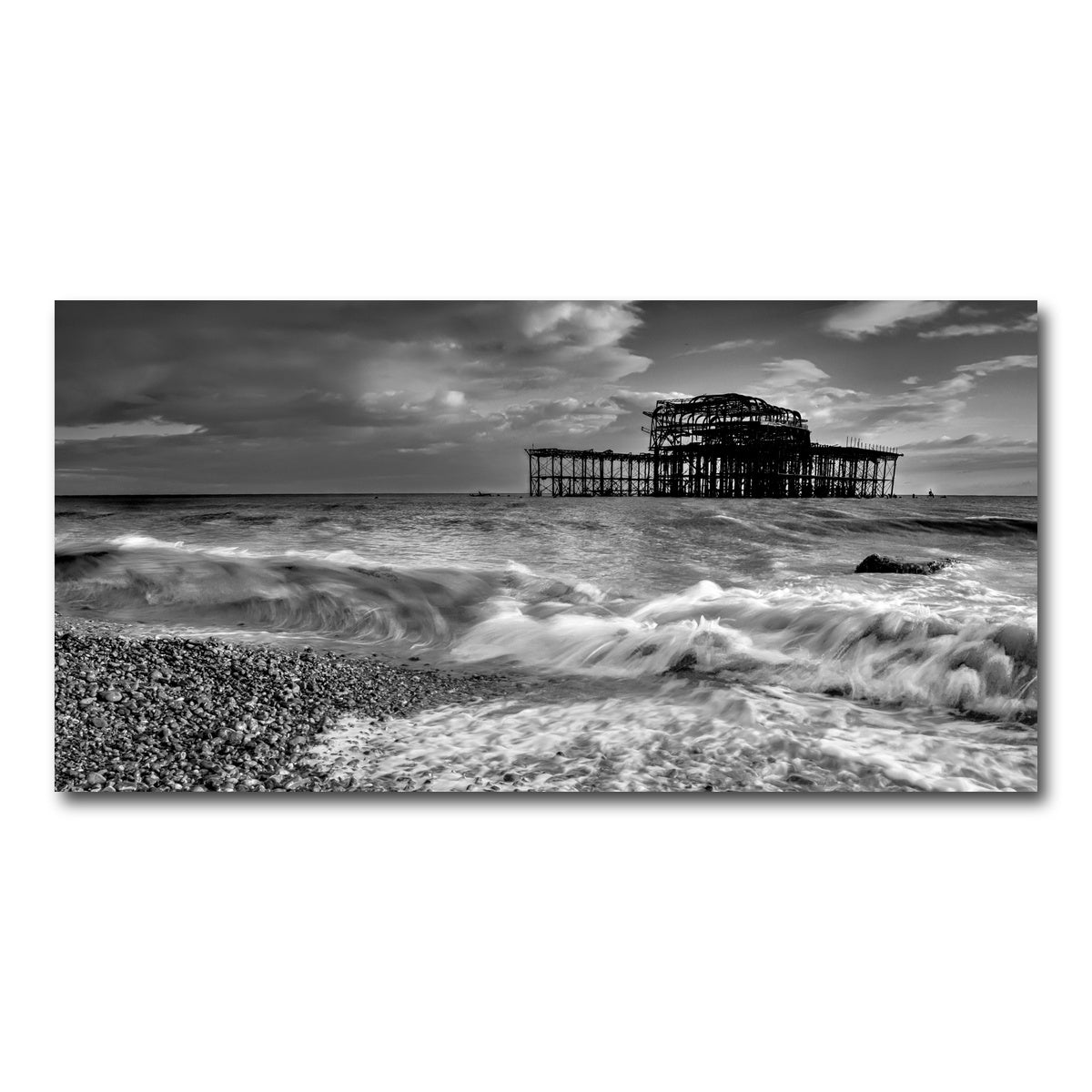 AUTO-MOCKUP WHITE | Brighton West Pier | 1 Piece | Gallery Wrap Canvas | group=2x1