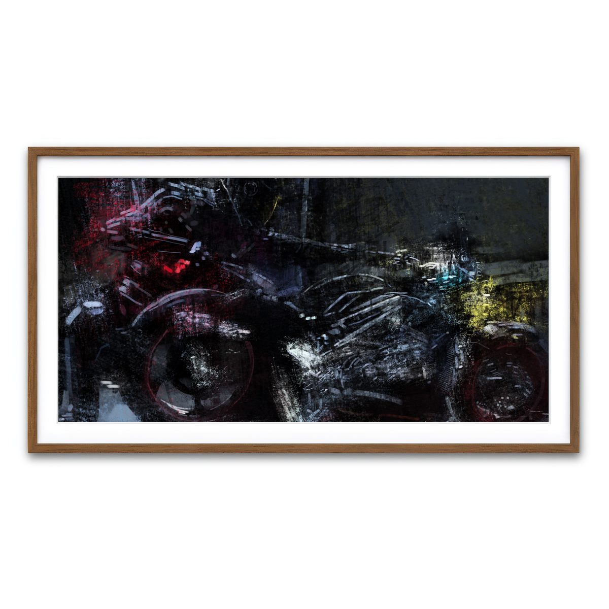 Framed Print 2x1 Walnut