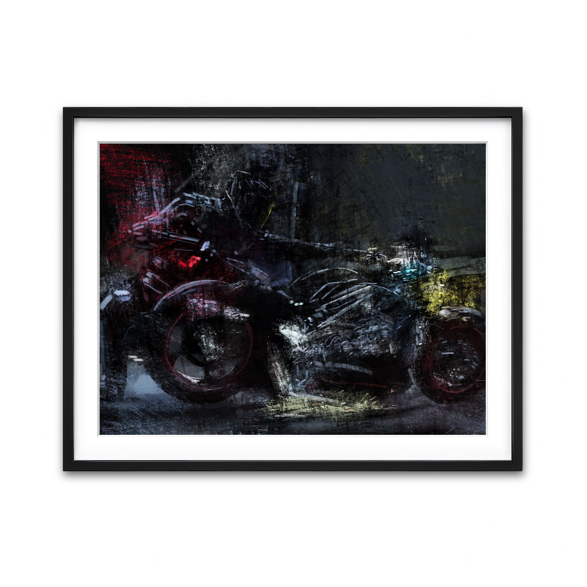 Framed Print 4x3 Black